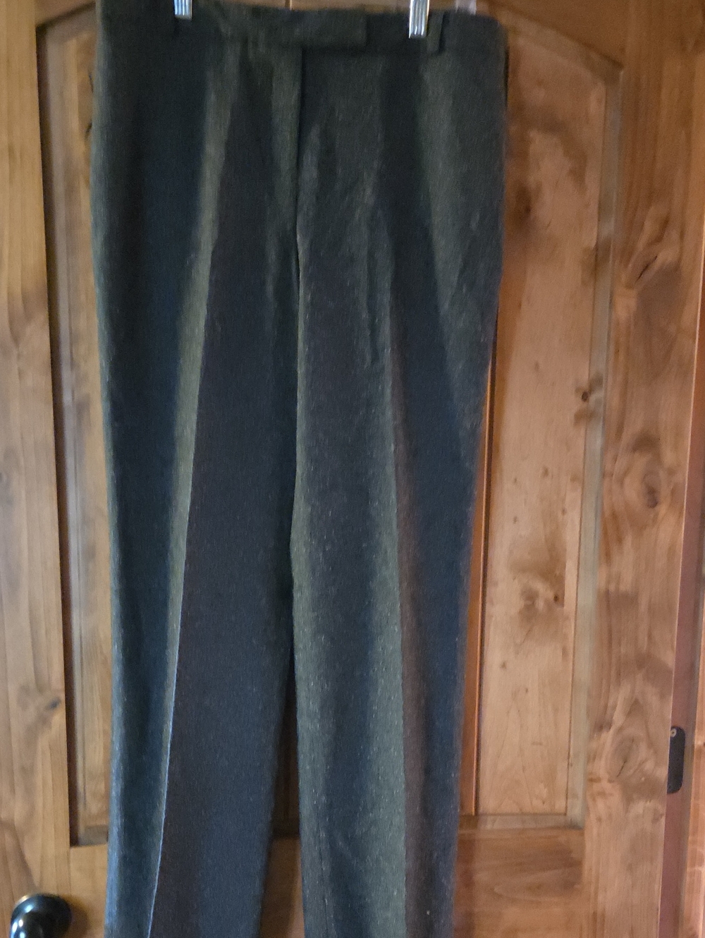 Charter Club Women's Dark Gray Straight-Leg Trousers